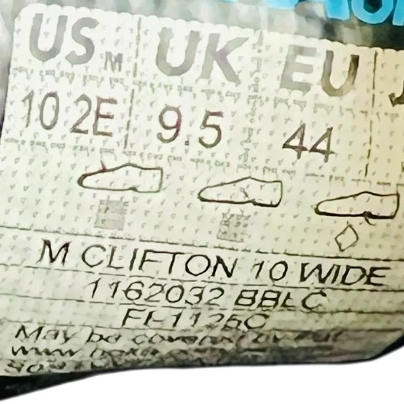 HOKA Clifton 10 Wide Shoes - Picture 5 of 5